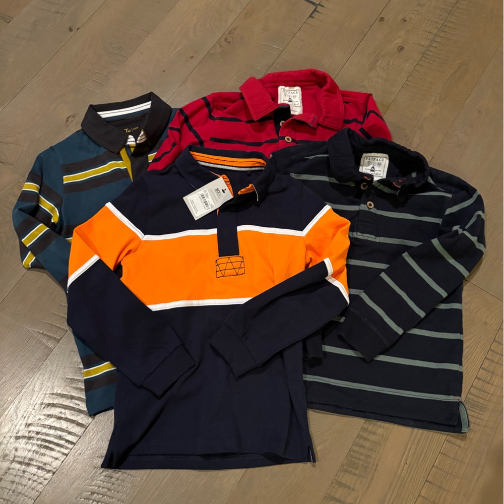 Boys Rugby style shirts